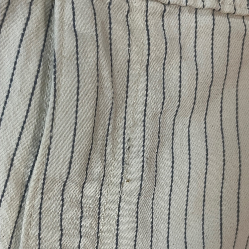 Universal Thread High Rise Striped Shorts - Cream and Blue {14} - Picture 7 of 7